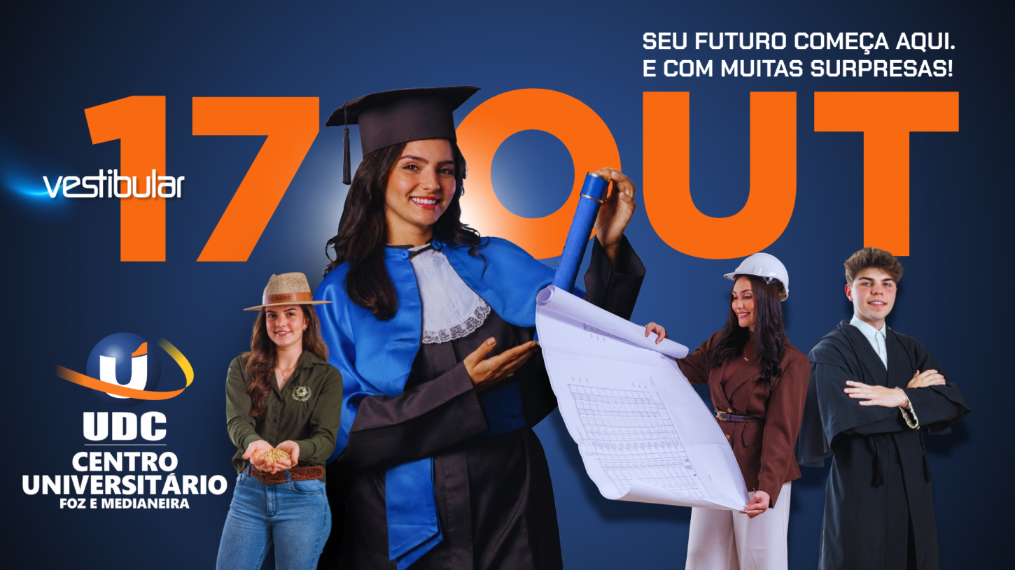VESTIBULAR UDC É AMANHÃ: INSCRIÇÕES ENCERRAM HOJE ÀS 18H