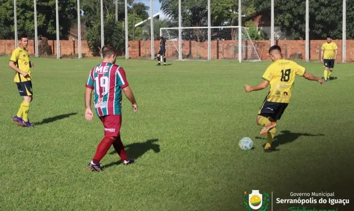 24º CAMPEONATO MUNICIPAL DE FUTEBOL COMEÇA COM GOLEADA E JOGOS MOVIMENTADOS EM SERRANÓPOLIS DO IGUAÇU
