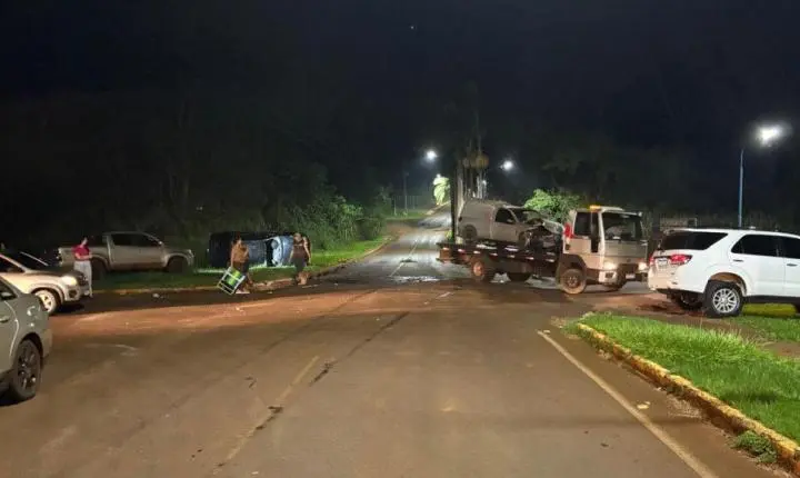 ACIDENTE ENTRE STRADA E BORA DEIXA MULHER FERIDA EM ITAIPULÂNDIA