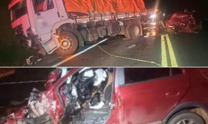 ACIDENTE ENTRE TRÊS VEÍCULOS DEIXA MULHER MORTA E DUAS PESSOAS FERIDAS NA PRC-280