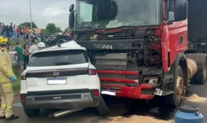 ACIDENTE GRAVE NA BR-277 EM CÉU AZUL DEIXA CRIANÇA MORTA E MÃE EM ESTADO CRÍTICO