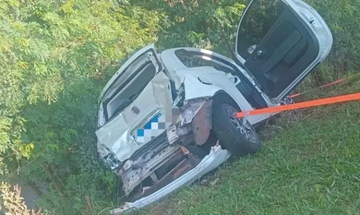 ACIDENTE NA BR-277 DEIXA MOTORISTA FERIDA E MOBILIZA EQUIPES DE RESGATE EM SÃO MIGUEL DO IGUAÇU