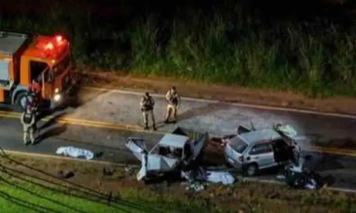 ACIDENTE NA PR-463 MATA QUATRO PESSOAS EM COLORADO