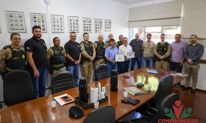 AÇÕES RELACIONADAS A SEGURANÇA PÚBLICA DE MISSAL SÃO DISCUTIDAS EM REUNIÃO COM COMANDO REGIONAL DA PM