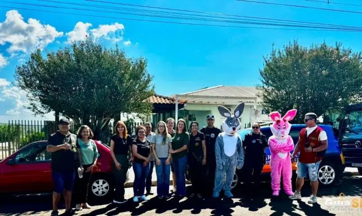 AÇÕES SOCIAIS UNEM FORÇAS DE SEGURANÇA E COMUNIDADE EM SÃO MIGUEL DO IGUAÇU NA PÁSCOA 2026