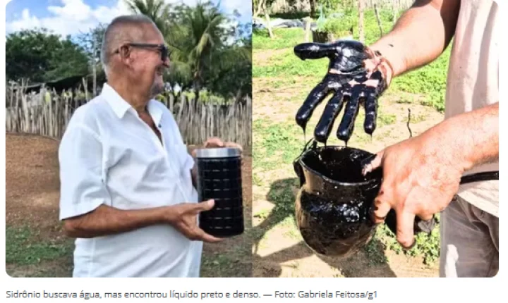 ANP AVALIA VIABILIDADE DE EXTRAÇÃO DE PETRÓLEO ENCONTRADO EM SÍTIO NO INTERIOR DO CEARÁ