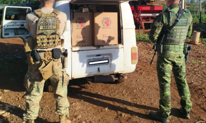 APREENSÃO DE 22,5 MIL MAÇOS DE CIGARROS EM SANTA HELENA