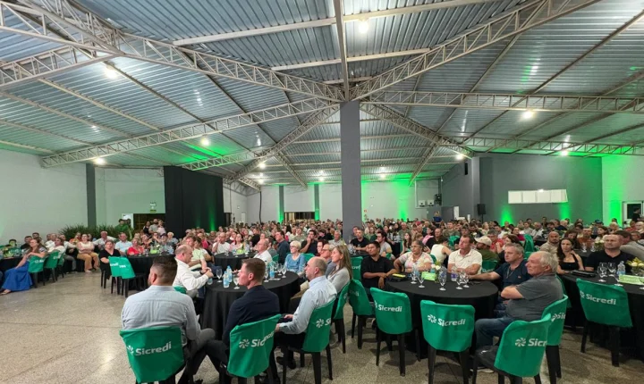Assembleia do Sicredi em Itaipulândia apresenta resultados e reúne grande público