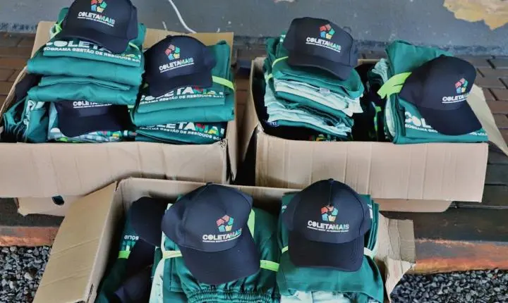 ASSOREMI RECEBE NOVOS UNIFORMES EM AÇÃO DA SEMANA DO MEIO AMBIENTE EM ITAIPULÂNDIA