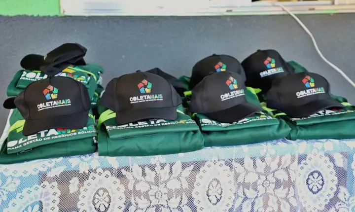 ASSOREMI RECEBE NOVOS UNIFORMES EM AÇÃO DA SEMANA DO MEIO AMBIENTE EM ITAIPULÂNDIA