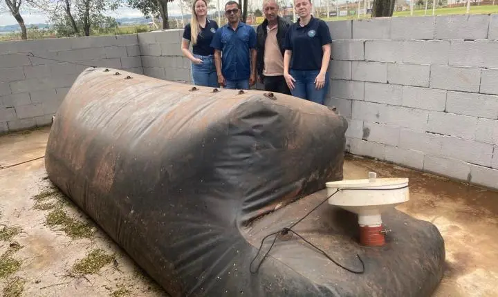 BIODIGESTOR TRANSFORMA RESÍDUOS ORGÂNICOS EM BIOGÁS NO CMEI GENTE INOCENTE, EM ITAIPULÂNDIA
