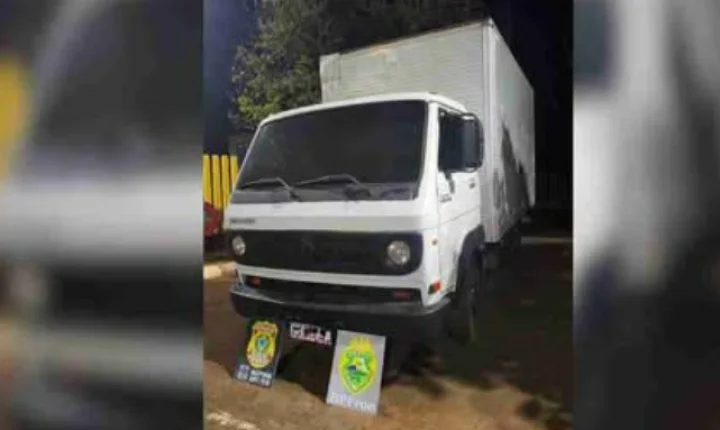 CAMINHÃO ROUBADO É RECUPERADO APÓS PERSEGUIÇÃO EM SANTA HELENA