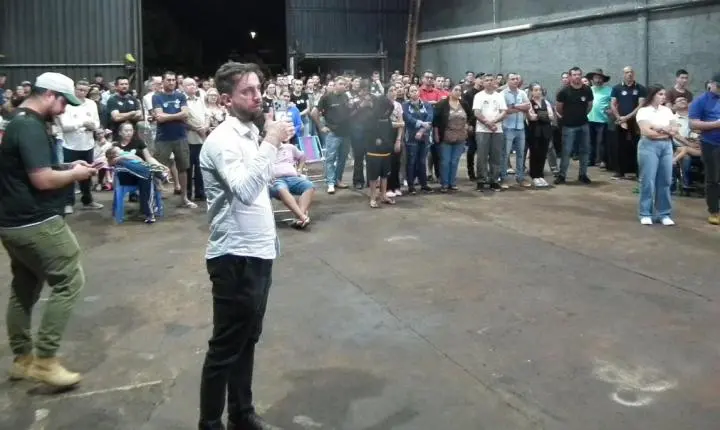 CANDIDATOS PAULO LITRO A DEPUTADO FEDERAL E ADÃO LITRO A DEPUTADO ESTADUAL REALIZAM EVENTO DE CAMPANHA EM ITAIPULÂNDIA
