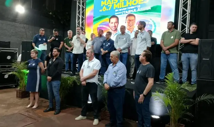 CANDIDATOS PAULO LITRO A DEPUTADO FEDERAL E ADÃO LITRO A DEPUTADO ESTADUAL REALIZAM EVENTO DE CAMPANHA EM ITAIPULÂNDIA
