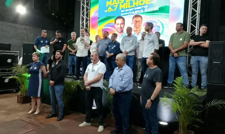 CANDIDATOS PAULO LITRO A DEPUTADO FEDERAL E ADÃO LITRO A DEPUTADO ESTADUAL REALIZAM EVENTO DE CAMPANHA EM ITAIPULÂNDIA