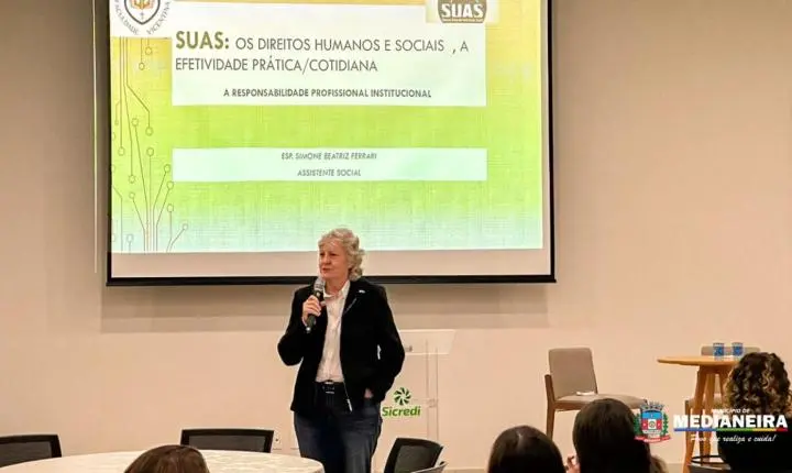 CAPACITAÇÃO REFORÇA COMPROMISSO DA SMAS COM A QUALIFICAÇÃO PROFISSIONAL E O FORTALECIMENTO DO SUAS EM MEDIANEIRA