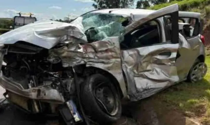 CASAL DE IDOSOS E OCUPANTE DE CAMINHÃO FICAM FERIDOS EM ACIDENTE NA BR-163