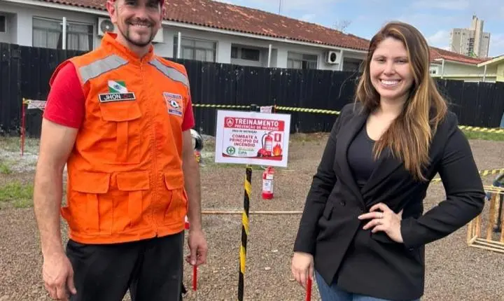 CIPA PROMOVE RECICLAGEM DA BRIGADA DE INCÊNDIO DO HOSPITAL E MATERNIDADE ITAIPULÂNDIA