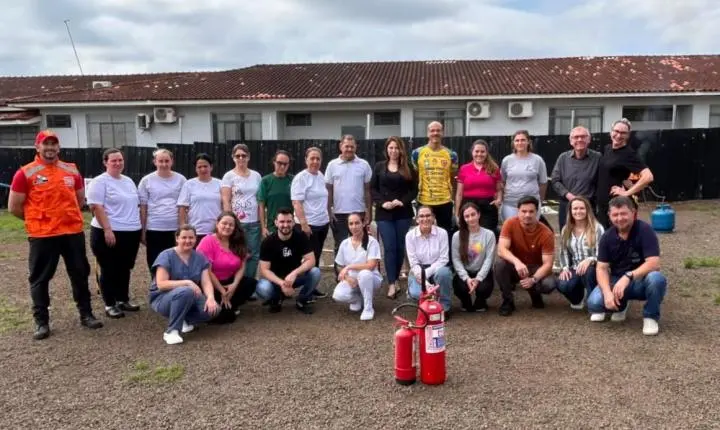 CIPA PROMOVE RECICLAGEM DA BRIGADA DE INCÊNDIO DO HOSPITAL E MATERNIDADE ITAIPULÂNDIA