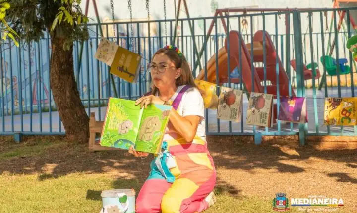 CMEI MOACIR MICHELETTO PROMOVE DIA ESPECIAL DE LEITURA EM MEDIANEIRA