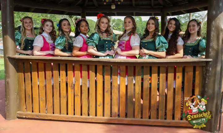 CONCURSO DAS SOBERANAS DA 23ª DEUTSCHES FEST DE MISSAL CONTA COM 09 CANDIDATAS