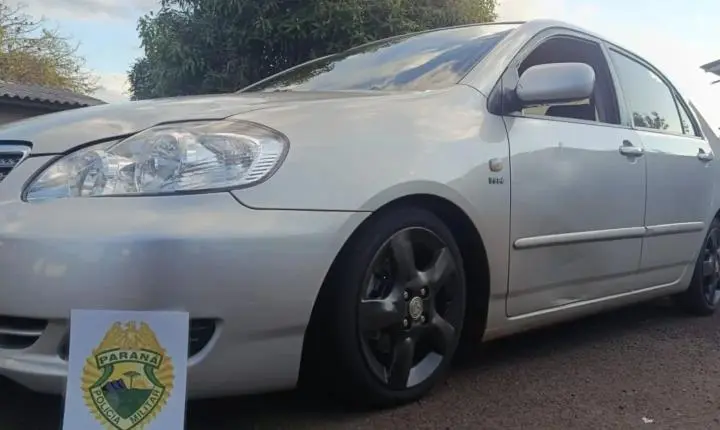 COROLLA COM SUSPENSÃO ALTERADA É APREENDIDO EM SÃO MIGUEL DO IGUAÇU