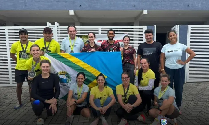 CORREDORES DE ITAIPULÂNDIA REPRESENTAM O MUNICÍPIO NA 1ª MARATONA INTERNACIONAL DO PARANÁ