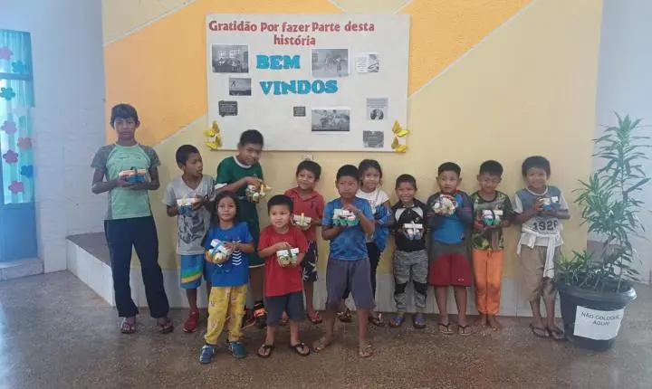 CRAS DE ITAIPULÂNDIA PROMOVE ATIVIDADE DE PÁSCOA COM CRIANÇAS E ADOLESCENTES DO SCFV