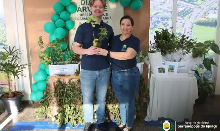 DIA DA ÁRVORE É MARCADO COM DISTRIBUIÇÃO GRATUITA DE MUDAS EM SERRANÓPOLIS DO IGUAÇU