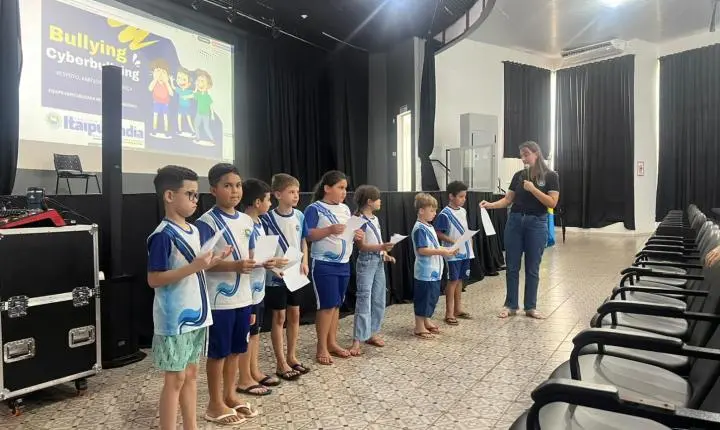 EEAP PROMOVE PALESTRAS SOBRE BULLYING E CYBERBULLYING NAS ESCOLAS DE ITAIPULÂNDIA