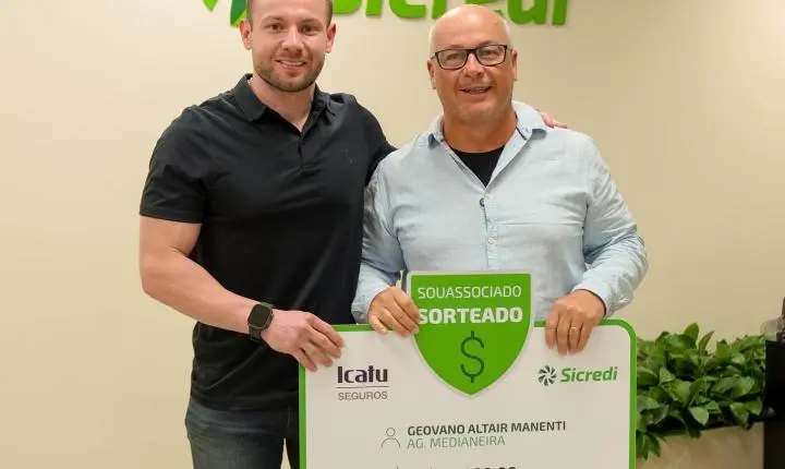 EMPRESÁRIO DE MEDIANEIRA É CONTEMPLADO EM SORTEIO DO SEGURO DE VIDA SICREDI-ICATU 