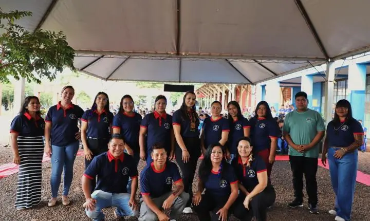 ESCOLA ESTADUAL ARANDU RENDA REALIZA ABERTURA DA 8ª SEMANA CULTURAL INDÍGENA EM ITAIPULÂNDIA