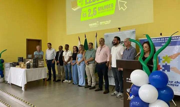 ESCOLA MUNICIPAL RONDÔNIA DE ITAIPULÂNDIA RECEBE KIT TECNOLÓGICO PELO PROGRAMA INDICA PARANÁ