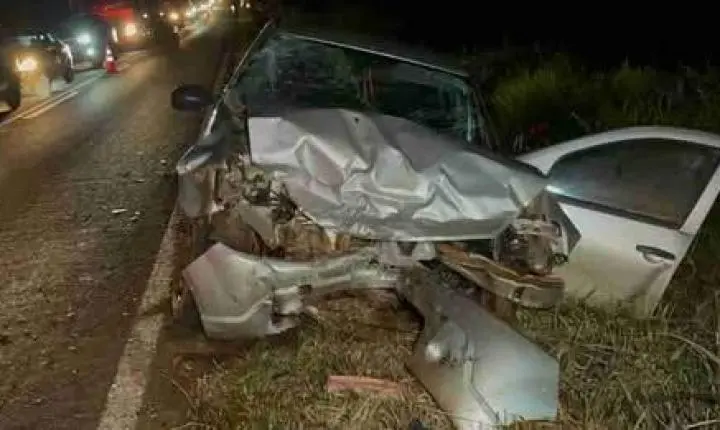 GESTANTE FICA GRAVEMENTE FERIDA EM FORTE ACIDENTE NA PR-180, EM CASCAVEL