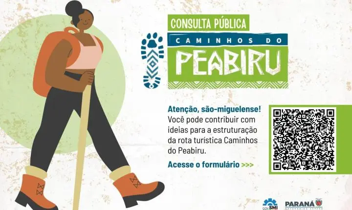 GOVERNO MUNICIPAL ABRE CONSULTA PÚBLICA SOBRE A ROTA TURÍSTICA CAMINHOS DO PEABIRU