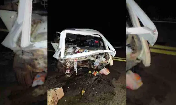 GRAVE ACIDENTE DEIXA CINCO PESSOAS FERIDAS NA PR-495, EM MEDIANEIRA