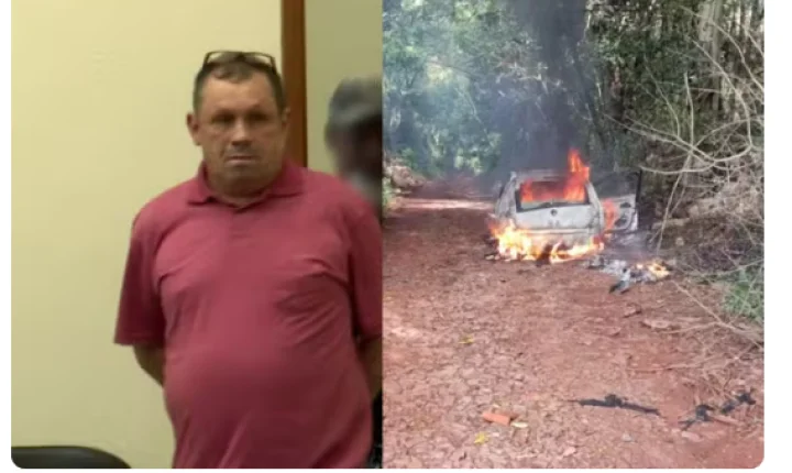 HOMEM CONFESSA TER MATADO MULHER AO COLOCÁ-LA AMARRADA AO LADO DE CARRO EM CHAMAS E É CONDENADO A MAIS DE 27 ANOS DE PRISÃO, NO PARANÁ