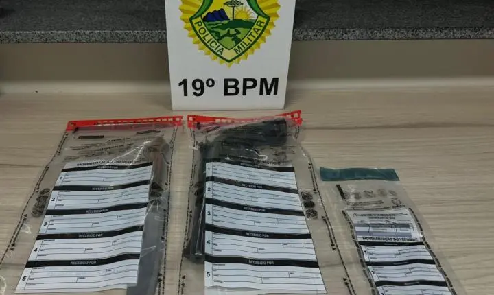 HOMEM É PRESO APÓS AMEAÇAR PESSOAS COM ARMA E FACA EM SANTA HELENA