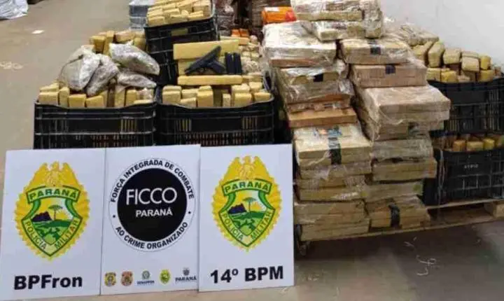 HOMEM É PRESO COM MAIS DE 833 QUILOS DE MACONHA EM PROPRIEDADE RURAL DE MEDIANEIRA
