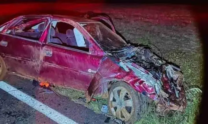 HOMEM MORRE APÓS CAPOTAMENTO NA PR-886 EM SANTA IZABEL DO OESTE
