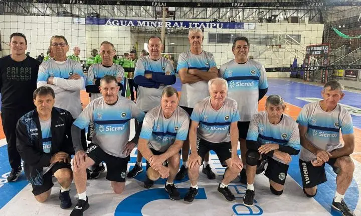 IDOSOS DE ITAIPULÂNDIA SE DESTACAM NA 2ª ETAPA DO CIRCUITO OESTE SICREDI DE VÔLEI CÂMBIO