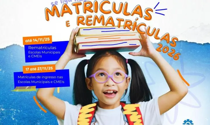 INICIADO O PERÍODO DE REMATRÍCULAS E MATRÍCULAS PARA A REDE MUNICIPAL DE ENSINO DE SÃO MIGUEL