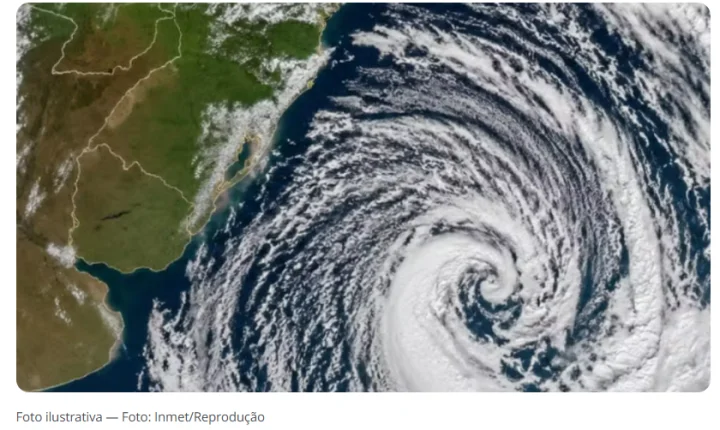 INMET ALERTA PARA POSSÍVEL CICLONE BOMBA E TEMPESTADES NO PARANÁ