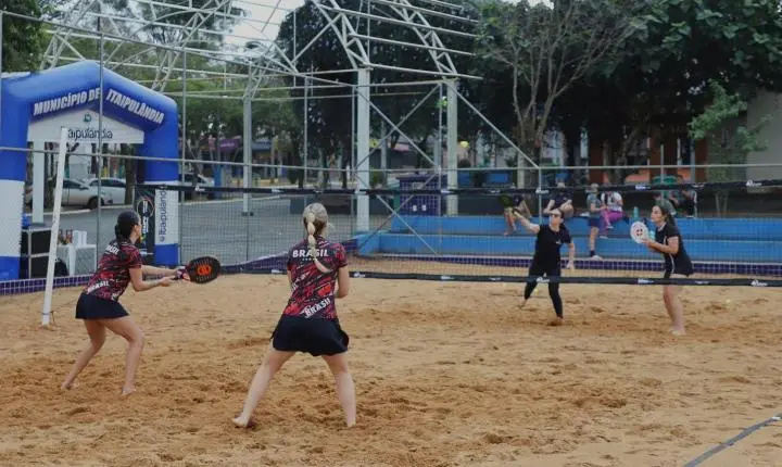 ITAIPULÂNDIA DEFINE CAMPEÕES DA FASE MUNICIPAL DA COPA LINDEIRA DE BEACH TENNIS