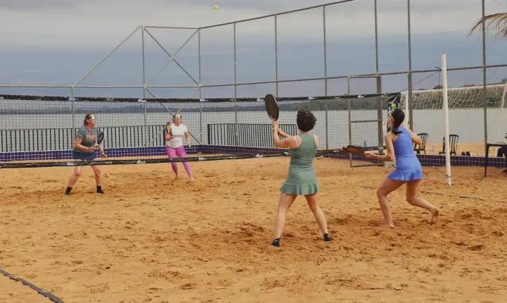 ITAIPULÂNDIA DEFINE CAMPEÕES DA FASE MUNICIPAL DA COPA LINDEIRA DE BEACH TENNIS