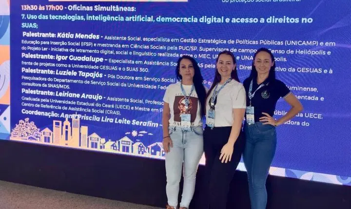 ITAIPULÂNDIA É DESTAQUE NACIONAL EM EVENTO E APRESENTA EXPERIÊNCIA DE SUCESSO NO SUAS