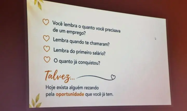 ITAIPULÂNDIA PROMOVE PALESTRA SOBRE SAÚDE MENTAL PARA TRABALHADORES DA FRIVATTI