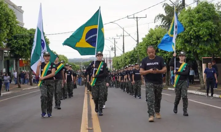 ITAIPULÂNDIA REALIZA DESFILE CÍVICO EM CELEBRAÇÃO À INDEPENDÊNCIA DO BRASIL