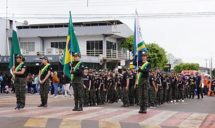 ITAIPULÂNDIA REALIZA DESFILE CÍVICO EM CELEBRAÇÃO À INDEPENDÊNCIA DO BRASIL