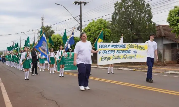 ITAIPULÂNDIA REALIZA DESFILE CÍVICO EM CELEBRAÇÃO À INDEPENDÊNCIA DO BRASIL